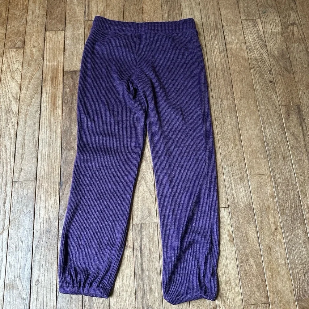 Carter's Girls Set Top Size 8 Deep Purple Twisted Knot Ribbed Knit‎ Casual Chic